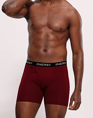 INNERSY Caleçons Homme Coton Stretch Confortables Lot de 4 - Couverture sous-vêtements - OEKO-TEX STANDARD 100