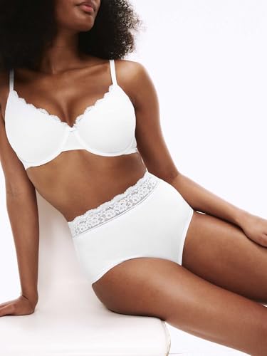 Lot de 5 Culottes en Coton Lycra® et Dentelle pour Femmes Marks & Spencer