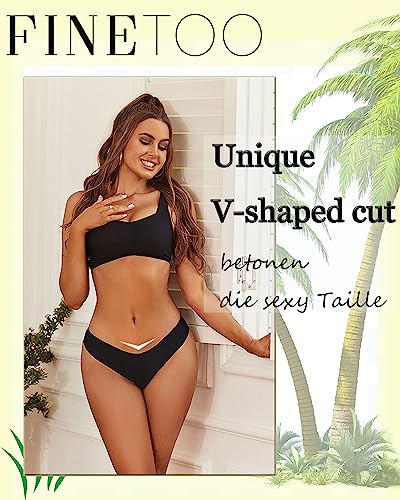 FINETOO Culottes sans Couture Femmes Dentelle Invisible Confort Mode Lot de 6 Taille S à XL