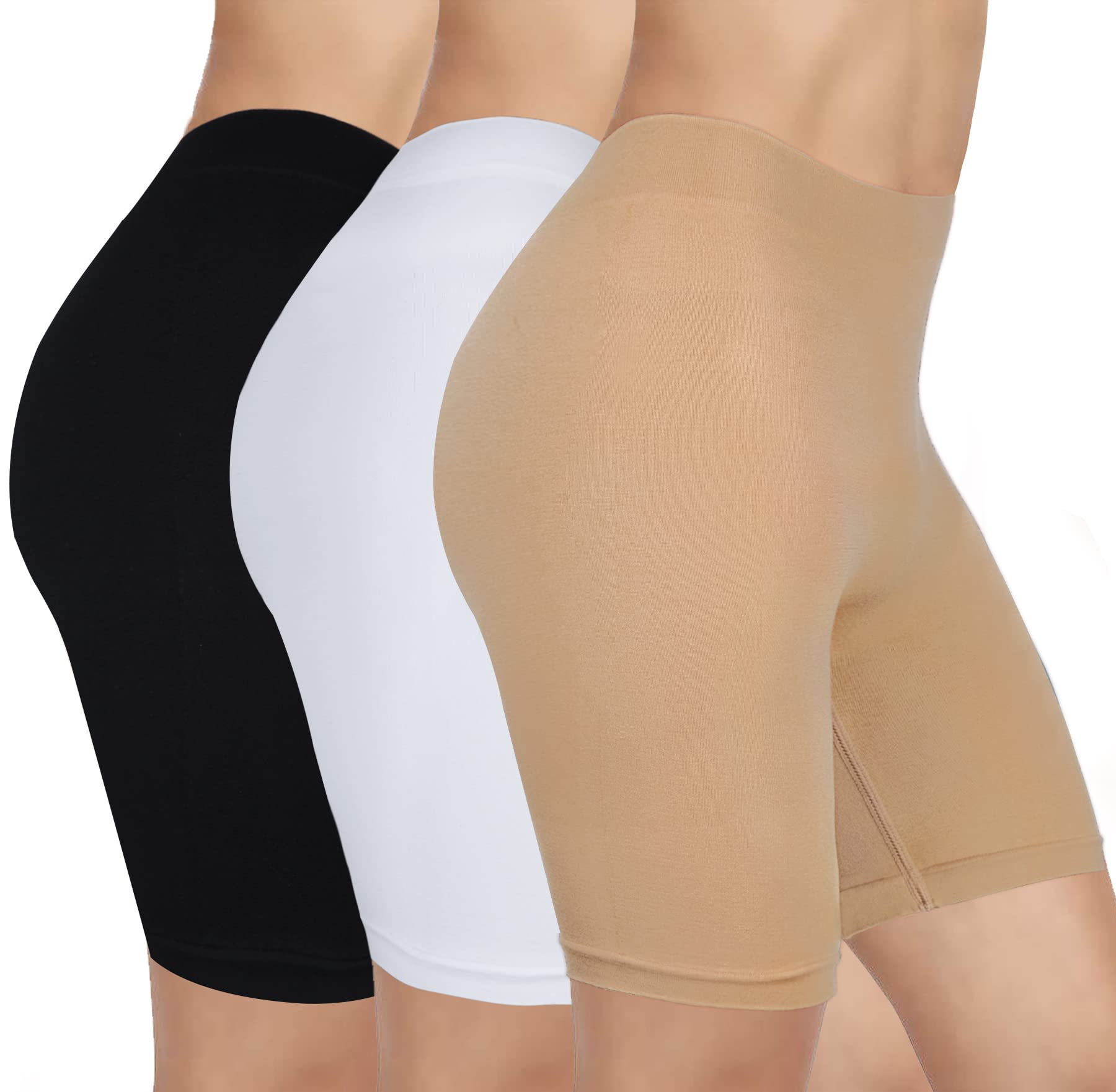 Justay Sowarm Short Femme Anti Frottement Haute Taille Boxer Short Sécurité Cavaliers