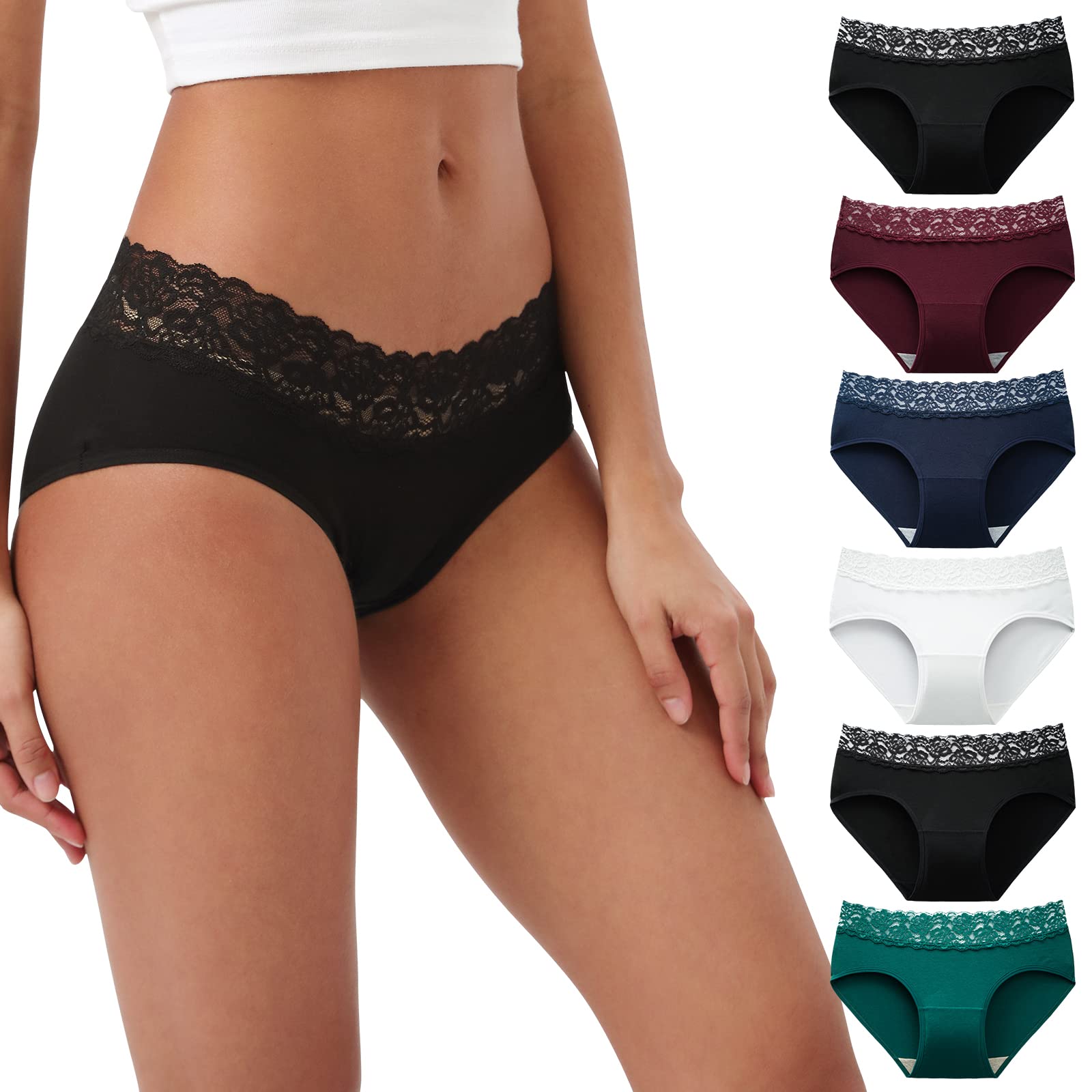 Innersy Culotte Femme Coton