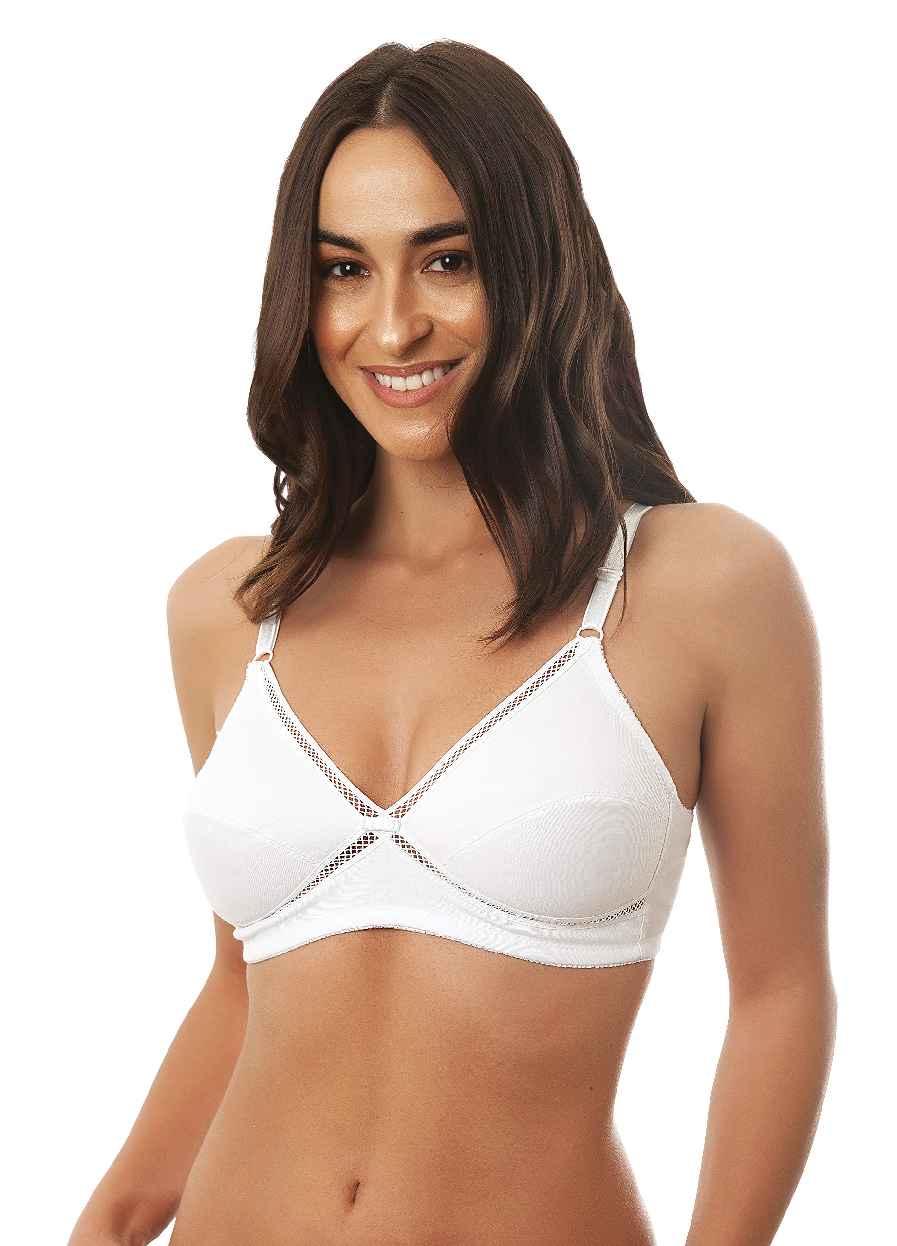 Istintiva Valeria - soutien-gorge en coton 100% sans armatures | pour femmes actives | tout au long de la journée